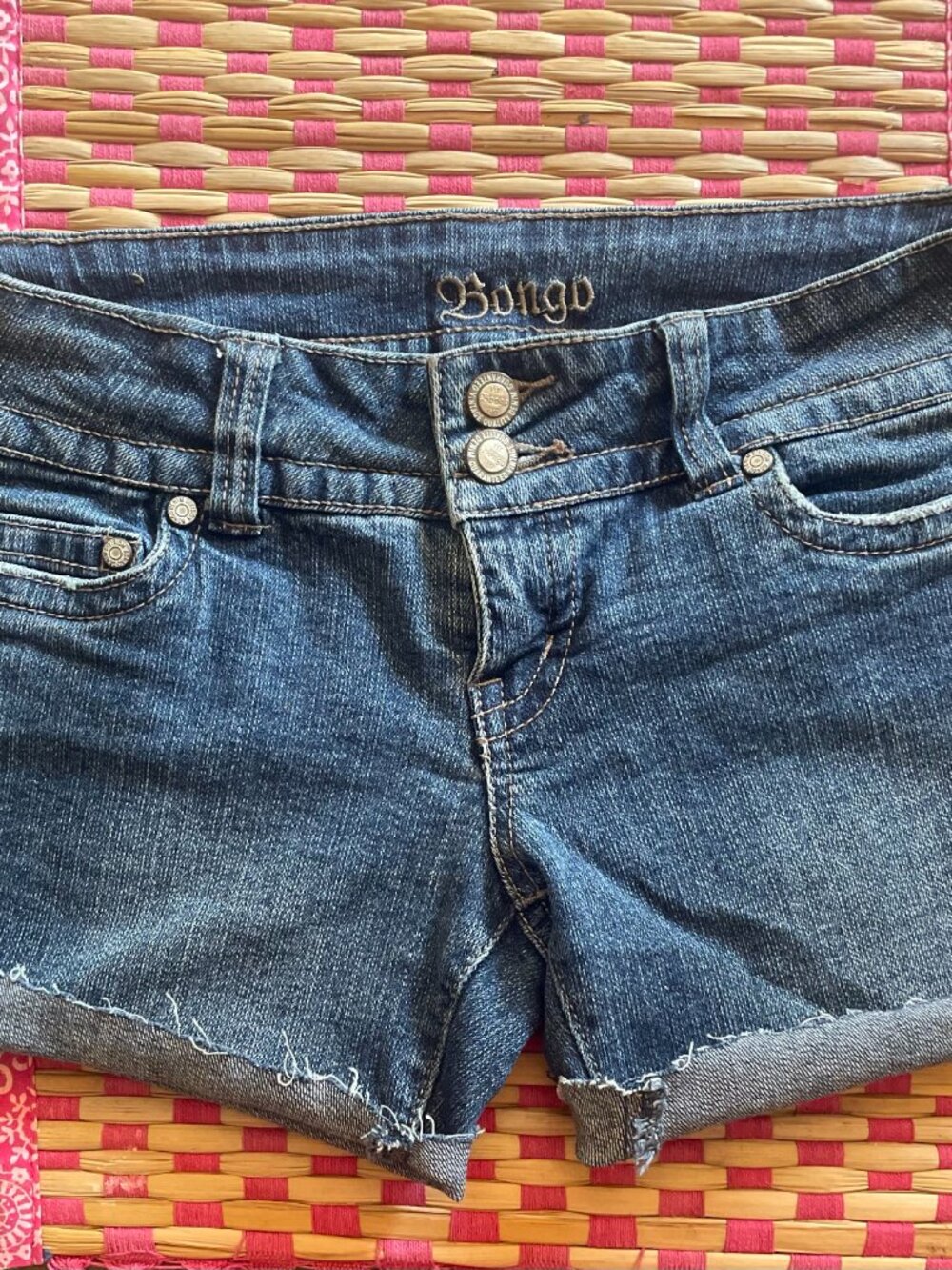 Low Rise Jean Shorts - Picture 3 of 3